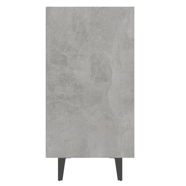 The Living Store Dressoir - Industriële stijl - 103.5 x 35 x 70 cm - Betongrijs