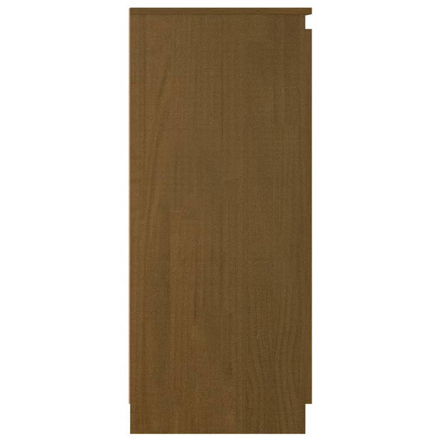 The Living Store Houten Dressoir - 60 x 36 x 84 cm - Honingbruin