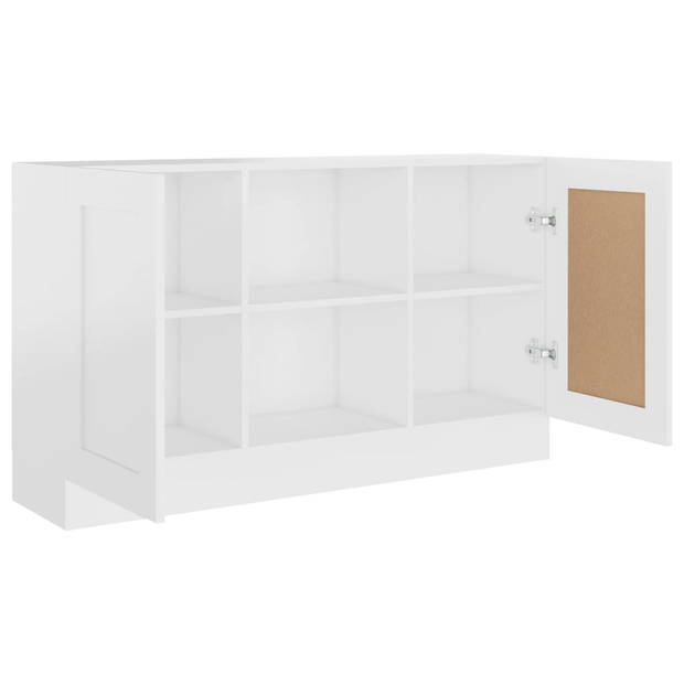 The Living Store Dressoir - Opbergkast - 120 x 30.5 x 70 cm - Wit - Hoogwaardig hout