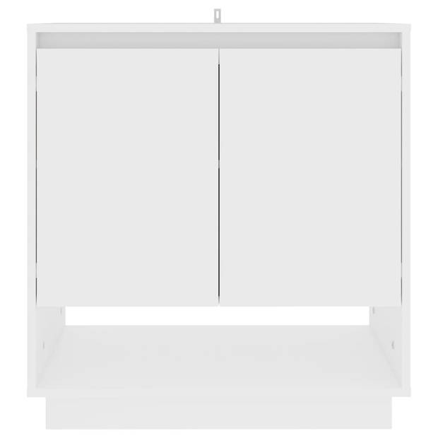 The Living Store Dressoir - wit - 70 x 41 x 75 cm - minimalistisch design