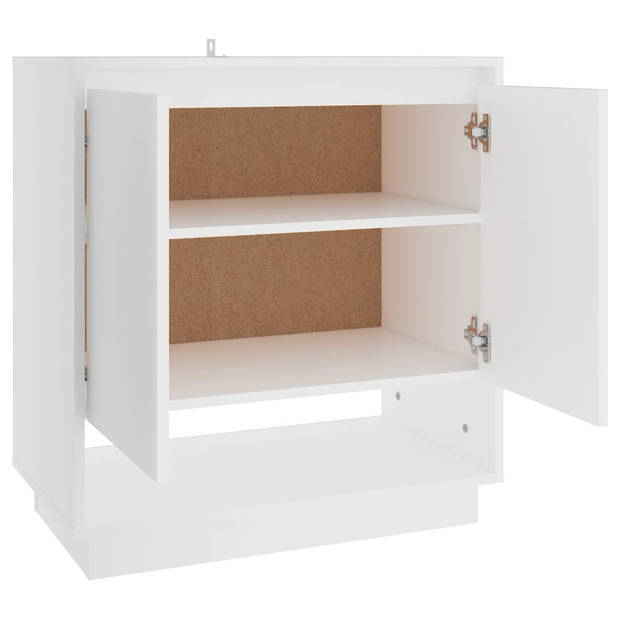 The Living Store Dressoir - wit - 70 x 41 x 75 cm - minimalistisch design