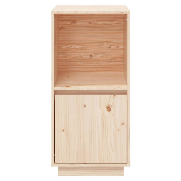 The Living Store Dressoir Grenenhout - Bijzetkast - 38x35x80 cm - Massief hout - Opbergruimte