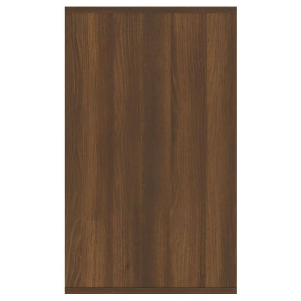 vidaXL Dressoir 135x41x75 cm bewerkt hout bruin eikenkleur