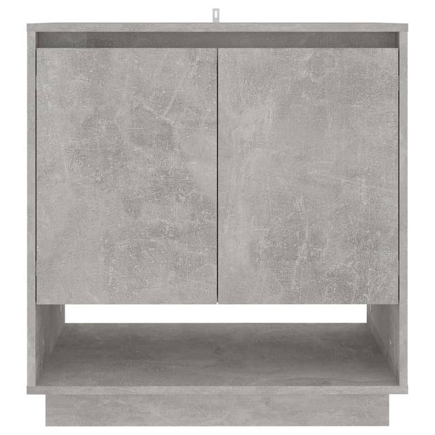 vidaXL Dressoir 70x41x75 cm bewerkt hout betongrijs