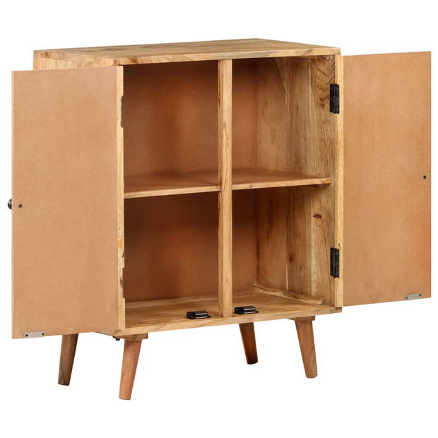 The Living Store Dressoir Acaciahout - 60 x 35 x 75 cm - Naturel afwerking