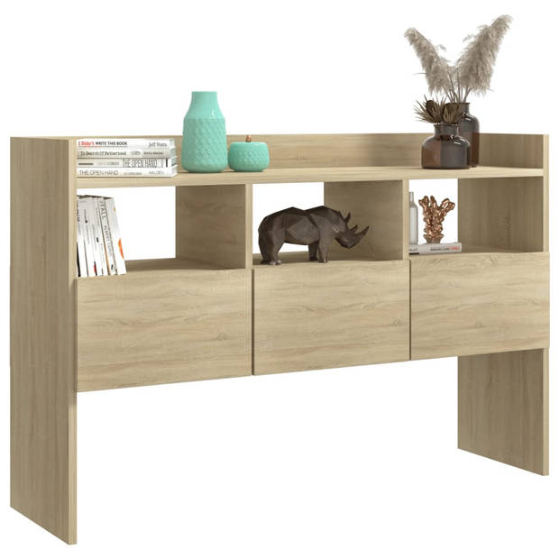 vidaXL Dressoir 105x30x70 cm bewerkt hout sonoma eikenkleurig