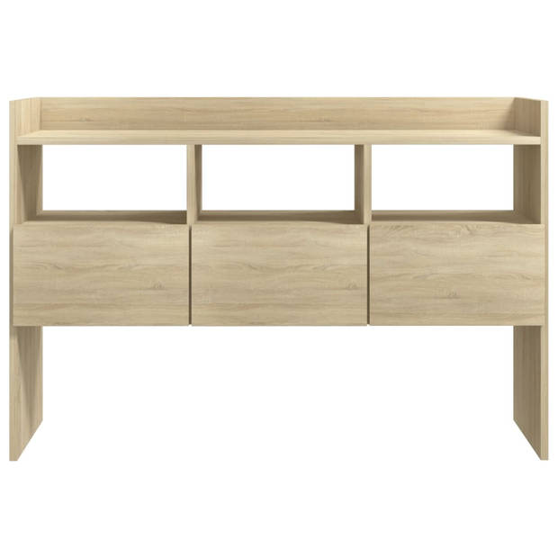 vidaXL Dressoir 105x30x70 cm bewerkt hout sonoma eikenkleurig