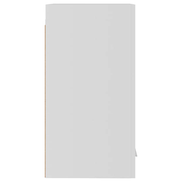 vidaXL Hangkast 29,5x31x60 cm bewerkt hout wit