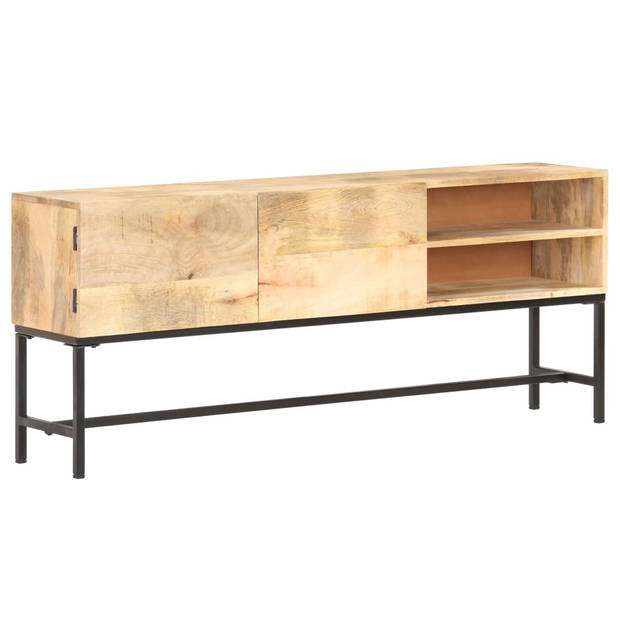 The Living Store Mangohouten Dressoir - Massief mangohout - 145 x 30 x 60 cm - Opbergkast