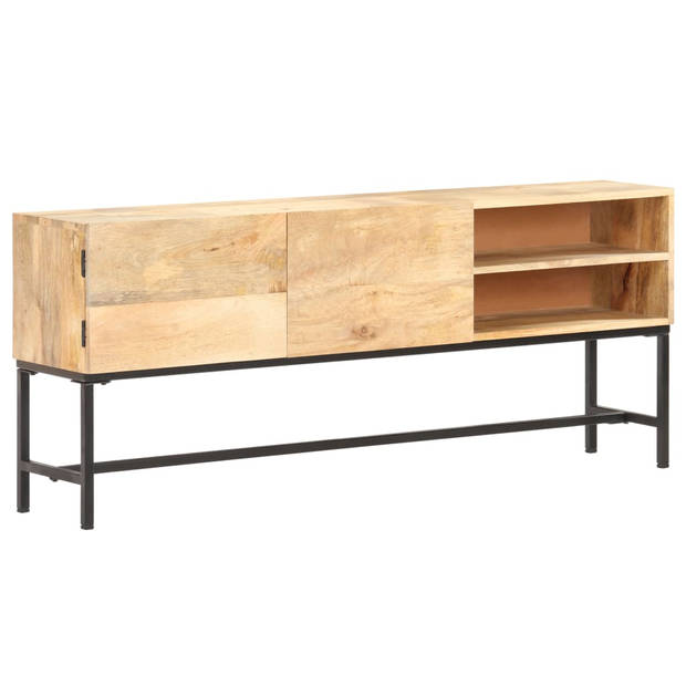 The Living Store Mangohouten Dressoir - Massief mangohout - 145 x 30 x 60 cm - Opbergkast