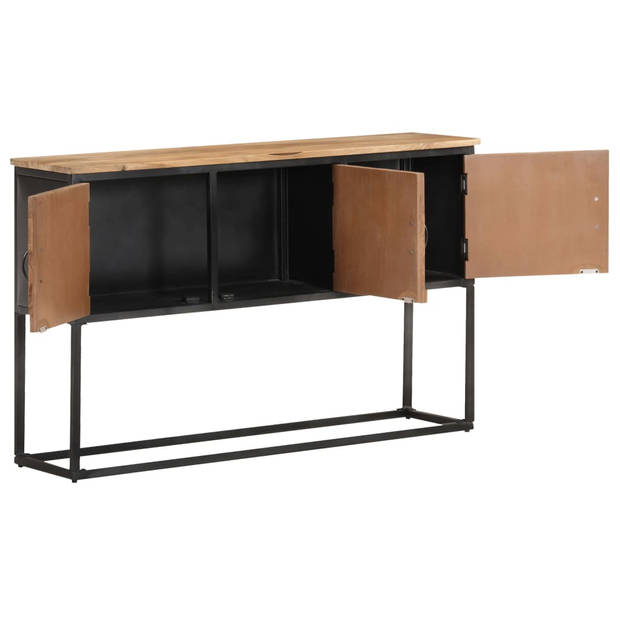 The Living Store Dressoir Opbergkast - 120x30x75cm - Massief Acaciahout - Industrieel design