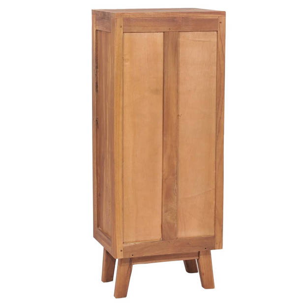 The Living Store Dressoir met 5 lades 40x30x100 cm massief teakhout - Keukenkast