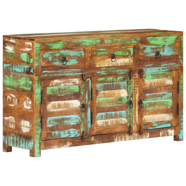 The Living Store Dressoir Valley - Opbergkast - 110 x 30 x 65 cm - Massief gerecycled hout