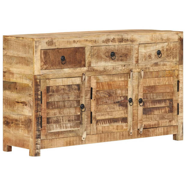 The Living Store Houten Dressoir - Opbergkast - 110x30x65cm - Retro stijl