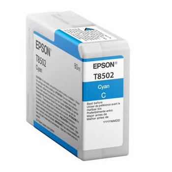Epson inktpatroon cyaan T 850 80 ml T 8502
