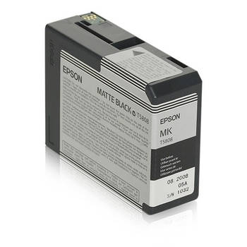 Epson inktpatroon mat zwart T 580 80 ml T 5808
