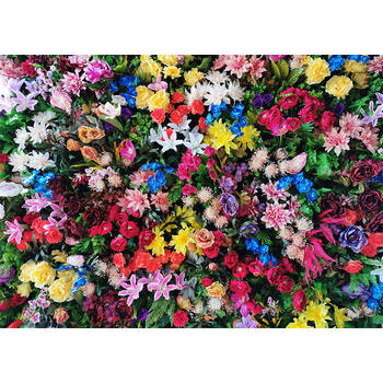 Inductiebeschermer - Colorfull Flowers - 85x55 cm
