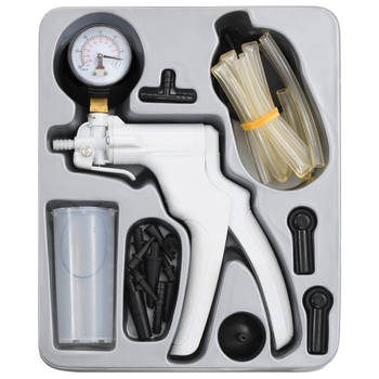 The Living Store Vacuümtester en Remontluchtingsset - 0-76 cm hg - Met reservoir en koffer