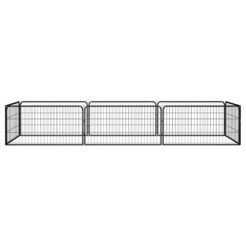 The Living Store Hondenkennel - Staal - 300 x 100 x 50 cm - Stevig en duurzaam