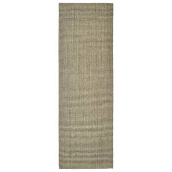 The Living Store Sisal Kleed - Kattenkrabmat - 66 x 200 cm - Taupe