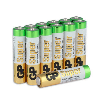 GP Super alkaline AAA-batterijen 12PK