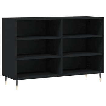 The Living Store Dressoir - Bijzetkast - 103.5 x 35 x 70 cm - Zwart