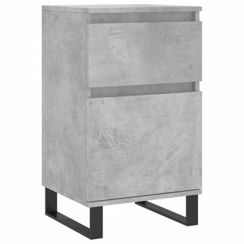 The Living Store Dressoir - niet gespecificeerd - Opbergkast - 40 x 35 x 70 cm - Betongrijs