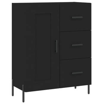 The Living Store Dressoir - - Kast - 69.5 x 34 x 90 cm - Zwart