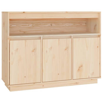 The Living Store Dressoir Grenenhout Kast - 104.5 x 34 x 80 cm - Rustiek