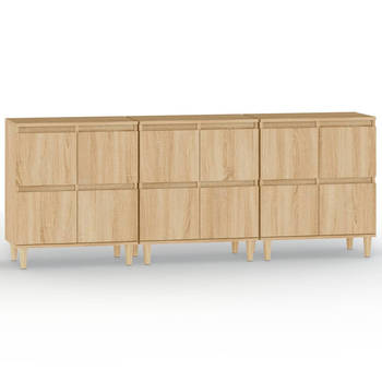 The Living Store Dressoirs - Klassiek - Dressoir - 60 x 35 x 70 cm - Sonoma Eiken