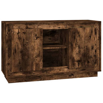 The Living Store Dressoir Classic - Gerookt Eiken - 102x35x60cm