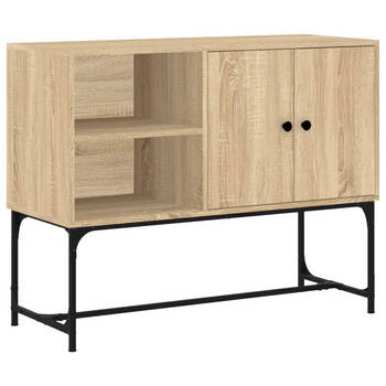 The Living Store Industrieel Dressoir - Sonoma Eiken - 100x40x79.5cm