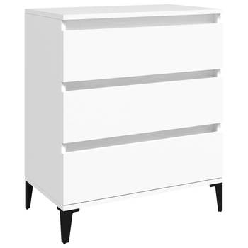 The Living Store Dressoir - Minimalistisch - Kast - 60 x 35 x 70 cm - Wit