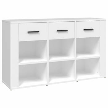 The Living Store Dressoir - Klassiek - Bijzetkast - 100 x 30 x 59.5 cm - Wit