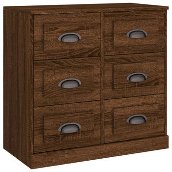 The Living Store Dressoir Classic Bruineiken - 70 x 35.5 x 67.5 cm - Duurzaam bewerkt hout