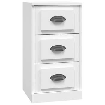 The Living Store Dressoir Bijzetkast - 36 x 35.5 x 67.5 cm - Wit