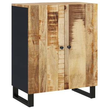 The Living Store Houten dressoir - Industriële stijl - Massief mangohout - 60 x 33 x 75 cm