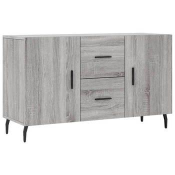 The Living Store Dressoir - Moderne - Kast - Afmeting 100 x 36 x 60 cm - Kleur Grijs Sonoma Eiken