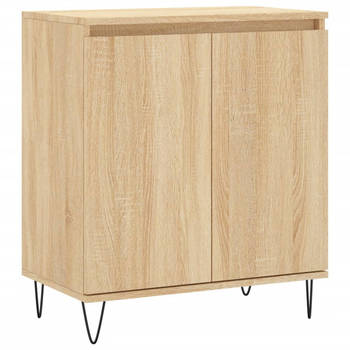 The Living Store Dressoir - Sonoma Eiken - 60 x 35 x 70 cm - Met IJzeren Poten