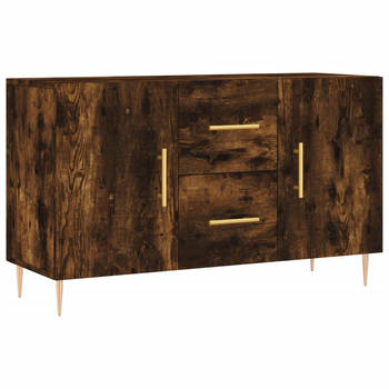 The Living Store Dressoir - - Dressoirs - 100 x 36 x 60 cm - gerookt eiken