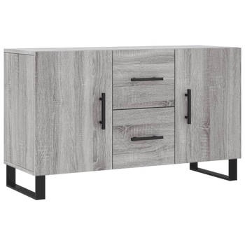 The Living Store Dressoir - Modern - Grijs Sonoma Eiken - 100 x 36 x 60 cm