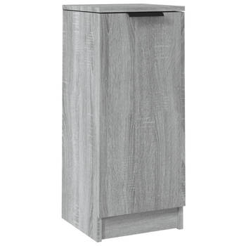 The Living Store Dressoir - Minimalistisch - Kast - 30x30x70 cm - Grijs sonoma eiken