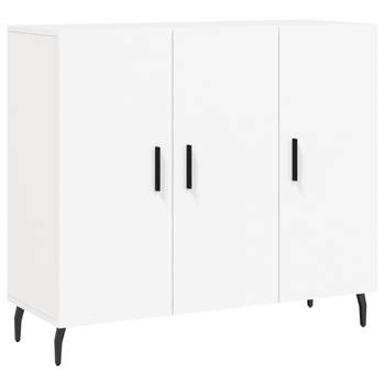 The Living Store Dressoir - Modern - 90 x 34 x 80 cm - Wit