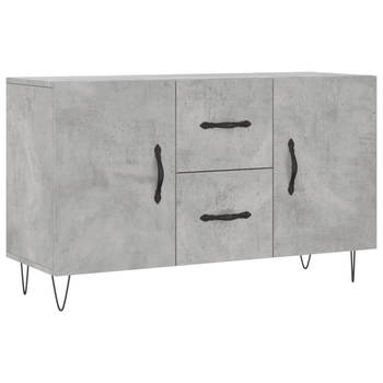 The Living Store Dressoir - Meubelen - 100 x 36 x 60 cm - Betongrijs