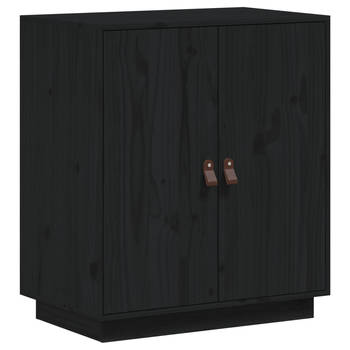 The Living Store Houten Dressoir - Bijzetkast - 65.5 x 40 x 75 cm - Zwart