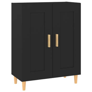 The Living Store Dressoir Amora Zwart - 69.5 x 34 x 90 cm - Hoge kwaliteit materiaal