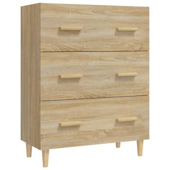 The Living Store Dressoir - Buffetkast - 70x34x90cm - Sonoma Eiken