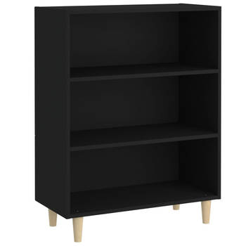 The Living Store Dressoir - Classic - Bijzetkast - 69.5 x 32.5 x 90 cm - Zwart