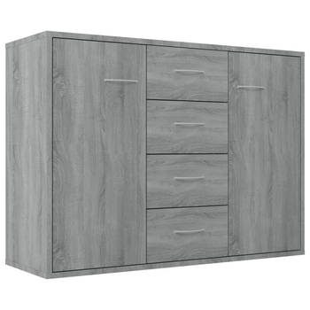 The Living Store Dressoir Sonoma Eiken - 88 x 30 x 65 cm - Opbergruimte - Display