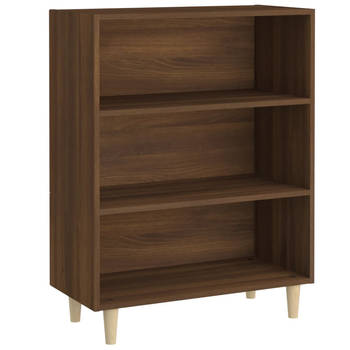 The Living Store Dressoir - Klassiek - Bijzetkast - 69.5 x 32.5 x 90 cm - Kleur- Bruineiken